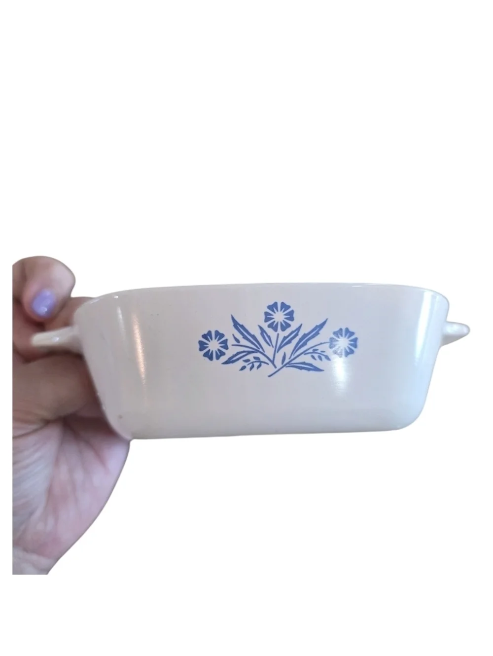 Vintage Corning Ware P-41 Petite Pan Dish 12 oz Cornflower Blue Pattern No Lid